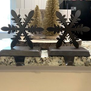 Snowflake Stocking Hangers